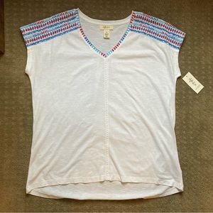 NWT Style & Co Embellished T-Shirt